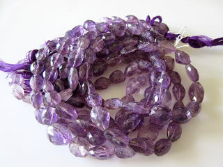 5 Strands Wholesale - Natural Faceted Amethyst Tumble Beads, Nugget Beads, 13 - 18 mm, 15 Inch Strand, GDS 135