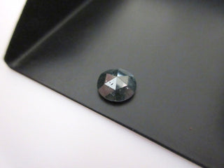 Huge Rare 8mm To 8.5mm Blue Rose Cut Diamond Loose, Rough Diamond Rose Cut, Blue Raw Diamond Faceted Cabochon, Dds350