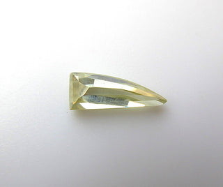 2.75 CTW Clear Yellow Moissanite Diamond, Faceted Flat Rose Cut, Brilliant Cut, Diamond Slice, Loose Cabochons, MM34