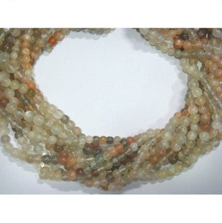 Multicolored Moonstone Rondelle Beads, 5mm AAA Multicolored Moonstone Beads, 13 Inch Strand, Sold As 1 Strand/5 Strand/50 Strand, SKU-WS046