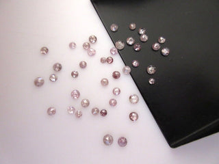 5 Pieces 2mm To 3mm Pink Rose Cut Diamonds, Rose Cut Diamond Ring, Rose Cut Cabochon, Loose Diamonds, DDS415/2