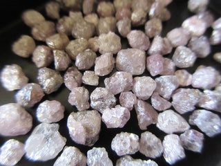 10 Pieces Wholesale 5mm Pink Raw Rough Loose Diamond, Natural Raw Rough Uncut Diamond Loose For Jewelry, Dds419/1