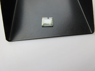1.25 CTW Clear Blue Faceted Flat Rose Cut Moissanite Diamond, Brilliant Cut, Diamond Slice, Loose Cabochons, MM25