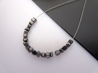 1 Carat Tiny 1mm To 2mm Black Diamond Drilled Box Beads, Natural Rough Diamond, Raw Diamond, Uncut Diamond, DDS455/2