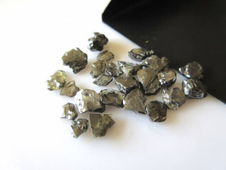 5 Pieces Rare Natural Olive Green Smooth Skinned Raw Rough Uncut Loose Diamonds, 4mm To 7mm Each, DDS457