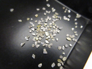 5 Carats Natural Smooth Skinned Diamond Dust, Rough Raw Uncut Diamond Loose, DDS459