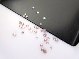 10Pieces 1mm To 2mm Pink Rose Cut Diamonds, Rose Cut Diamond Ring, Rose Cut Cabochon, Loose Diamonds, DDS415/1