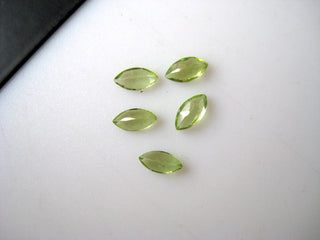 20 Pieces 6x3mm Peridot Faceted Marquise Shaped Loose Gemstones BB135