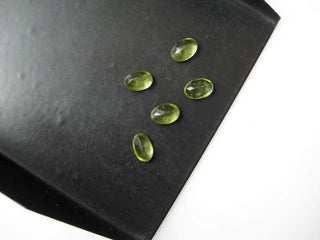 20 Pieces 6x4mm Peridot Faceted Oval Shaped Loose Gemstones BB137