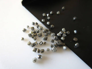 1 Carat Weight Tiny 1mm To 2mm Raw Rough Natural Black Diamond Crystal, Black Diamond Loose Crystals For Jewelry, DDS458/3