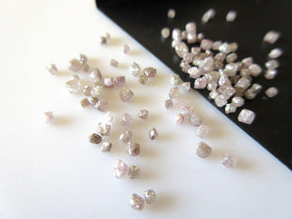 1 Carat Tiny 1mm To 2mm Raw Rough Natural Pink Diamond Crystal, Pink Diamond Loose Crystals, DDS458/4