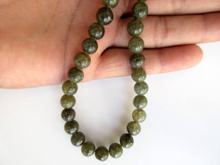 Labradorite Large Hole Gemstone beads, 8mm Labradorite Smooth Round Beads, Drill Size 1mm, 15 Inch Strand, GDS540