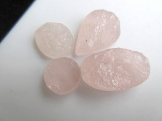 4 Pieces Huge 14mm to 26mm Raw Rough Rose Quartz Mix Shaped Specially Cut For Creating Beautiful Jewelry, BB469