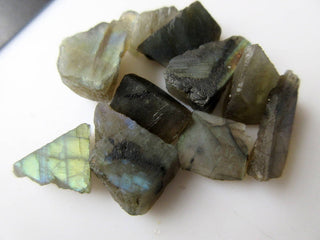 10 or 50 or 500 Pieces Raw Rough Loose Natural Labradorite Gemstones 13-20mm BB480