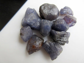 10 Pieces Raw Rough Loose Natural Iolite Gemstones, 15mm to 23mm Iolite Loose Gem Stone, BB481