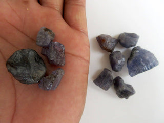 10 Pieces Raw Rough Loose Natural Iolite Gemstones, 15mm to 23mm Iolite Loose Gem Stone, BB481