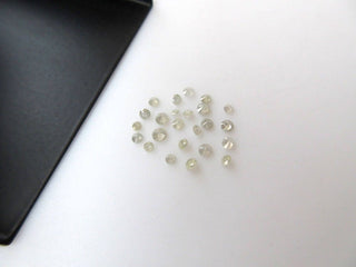 20 Pieces 1.5mm To 2.5mm White Brilliant Cut Faceted Round Shaped Diamonds Loose, Natural White Solitaire Diamonds, DDS496/3