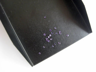 100 Pieces Tiny 1mm/2mm/3mm Natural Amethyst Round Shaped Tiny Faceted Loose Gemstones BB410