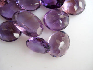 20 Pieces 7x5mm Natural Amethyst Oval Shaped Faceted Loose Gemstones BB420