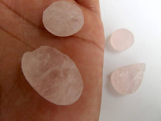 4 Pieces Huge 14mm to 26mm Raw Rough Rose Quartz Mix Shaped Specially Cut For Creating Beautiful Jewelry, BB469