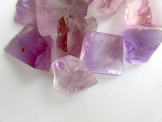 10 Pieces Raw Rough Loose Natural Amethyst Gemstones, 14mm to 22mm Amethyst Loose Gem Stone, BB477