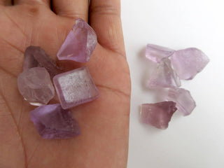 10 Pieces Raw Rough Loose Natural Amethyst Gemstones, 14mm to 22mm Amethyst Loose Gem Stone, BB477