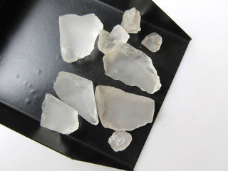 10 Pieces Raw Rough Loose Natural White Calcite Gemstones, 20mm to 24mm Calcite Cabochons Gem Stone, BB485