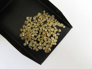 10 Pieces 2mm to 4mm Sparkling Clear Golden Yellow Smooth Skinned Natural Loose Diamond, Natural Yellow Rough Diamonds Loose, DDS497/8