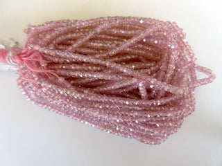 Multi Color Coated Quartz Crystal Rondelle Beads, 3mm Faceted Quartz Crystal Rondelle Beads, 13 Inch Strand, GDS910