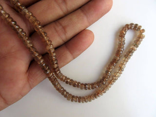 5mm Faceted Andalusite Rondelle Bead, Andalusite Jewelry, Andalusite Faceted Rondelle Beads, 13 Inch Strand, GDS952