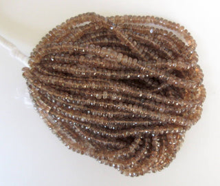 5mm Faceted Andalusite Rondelle Bead, Andalusite Jewelry, Andalusite Faceted Rondelle Beads, 13 Inch Strand, GDS952