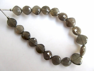 Natural Grey Moonstone Cushion Shaped Kite Shaped Faceted Beads, 7mm To 10mm Beads, Grey Moonstone Jewelry, GDS944