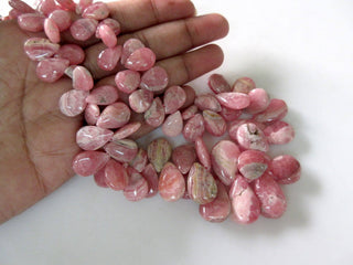 Natural Rhodochrosite Pear Shaped Plain Briolettes, 5x8mm To 20x12mm Rhodochrosite Beads, Pink Rhodochrosite Jewelry, GDS955