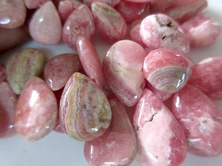 Natural Rhodochrosite Pear Shaped Plain Briolettes, 5x8mm To 20x12mm Rhodochrosite Beads, Pink Rhodochrosite Jewelry, GDS955