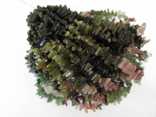 Natural Multi Tourmaline Crystal Sticks, Green Tourmaline Sticks, Pink Tourmaline Sticks, Tourmaline Jewelry, GDS908