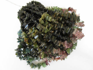 Natural Multi Tourmaline Crystal Sticks, Green Tourmaline Sticks, Pink Tourmaline Sticks, Tourmaline Jewelry, GDS908