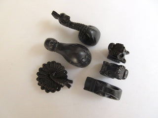 2 Pieces Natural Ebony Wood Hand Carved Peacock Pendant, Carved Wooden Bead Pendant, Animal Bird Charm Pendant, GDS1043/17