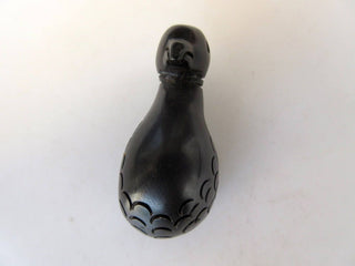 2 Pieces Duck Head Natural Ebony Wood Hand Carved Pendant, Carved Wooden Bead Pendant, Animal Bird Charm Pendant, GDS1043/19