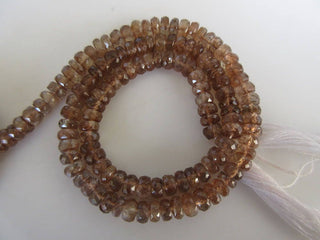 5mm Faceted Andalusite Rondelle Bead, Andalusite Jewelry, Andalusite Faceted Rondelle Beads, 13 Inch Strand, GDS952