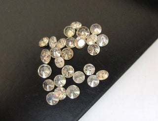 5 Pcs 2.5mm To 3.5mm Natural Clear White Light Champagne brown Round Brilliant Cut Faceted Diamond Loose, Loose Diamonds For Ring, DDS533/8
