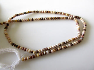 Pintwood Jasper Rondelle Beads, Faceted Jasper beads, 2.5mm Jasper Beads, 13 Inch Strand, GDS1057