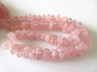 Natural Rose Quartz Carved Beads, Hand Carved Beads For Rose Quartz Jewelry, Gemstone Carving For Rose Quartz Necklace, GDS1099