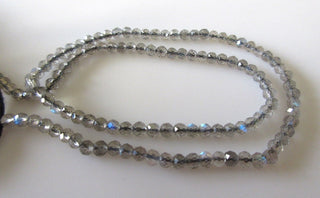 3mm AAA Labradorite Faceted Rondelle Beads, Excellent Quality Labradorite Rondelles, Natural Labradorite, 13 Inch Strand, GDS1113