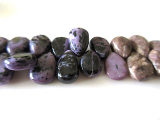 Charoite Pear Beads, Charoite Smooth Pear Shaped Briolette Beads, Natural Charoite Gemstone Beads, 10/12/15mm Chroite Beads, GDS1113