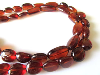 Hessonite Garnet Tumble Beads, Hessonite Beads, AAA Hessonite Garnet Gemstones, 9-16mm, 7-19mm Beads, 22 Inch Strand, GDS1122