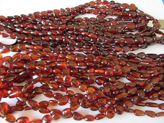 Hessonite Garnet Tumble Beads, Hessonite Beads, AAA Hessonite Garnet Gemstones, 9-16mm, 7-19mm Beads, 22 Inch Strand, GDS1122