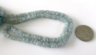 Aquamarine Heishi Beads, 5mm/5.5mm Heishi Aquamarine Beads, Pink Yellow Blue Aquamarine Heishi Gemstone Beads, Natural Aquamarine, GDS1126