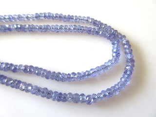 Tanzanite Rondelle Beads/ Faceted Tanzanite Beads/ 2.5mm To 3mm Tanzanite Rondelle Beads, Tanzanite Jewelry, Tanzanite Stone, 13", GDS1144