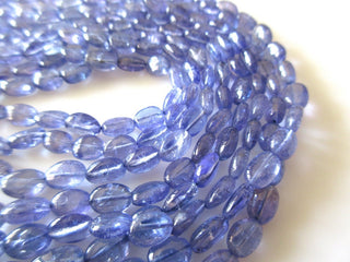 Tanzanite Oval Beads, Smooth Tanzanite Oval Beads, Multi Strand Tanzanite Necklace, 4 Strand Multi Layer Tanzanite Necklace, GDS1145