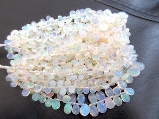 Ethiopian Opal Briolette Beads, Ethiopian Welo Opal Heart Pear Beads, Ethiopian Opal Beads, 5-10mm/4-8mm Welo Opal Beads, GDS146